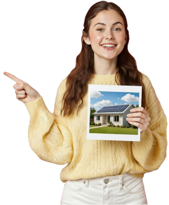 Solar advisor showing a roof plan